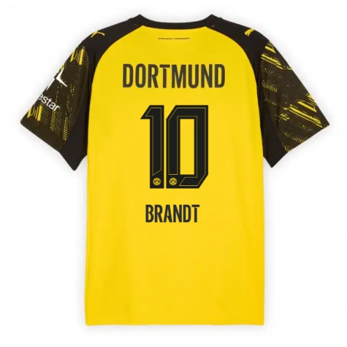 Billige Fotballdrakt Borussia Dortmund Julian Brandt #10 Replika Hjemmedrakt 2025-26 Kortermet Billige Fotballdrakt Borussia Dortmund Julian Brandt #10 Replika Hjemmedrakt 2025-26 Kortermet